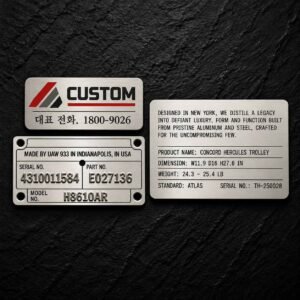 Industrial Serial Plates